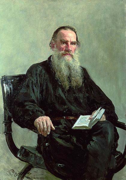 Ilya Repin Portrait of Leo Tolstoy